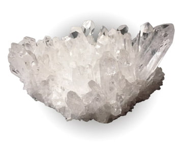 Clear Quartz - crystals and stones for crown chakra healing