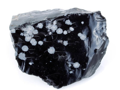 Snowflake Obsidian - stones and crystals for sacral chakra healing